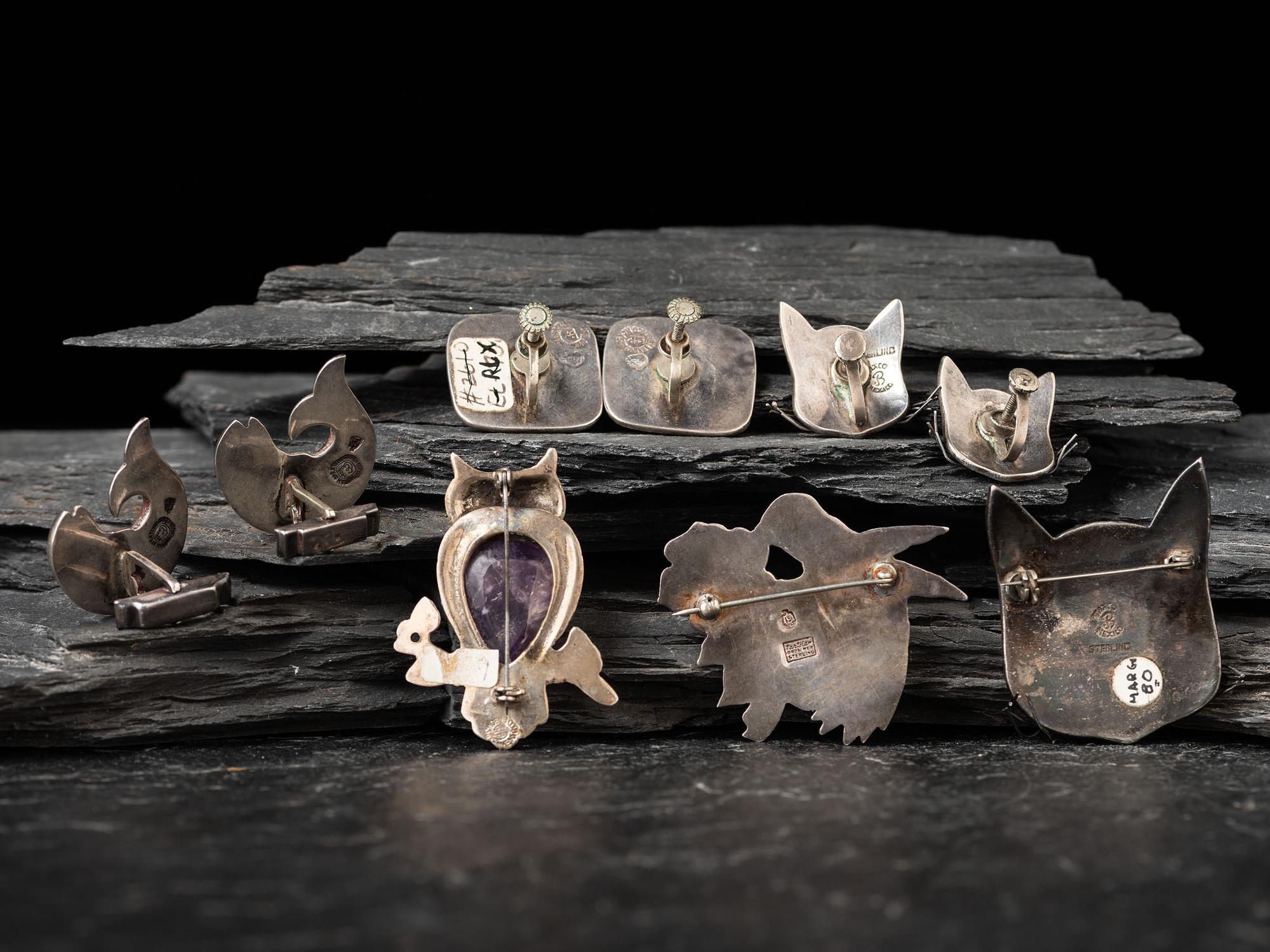 Taxco Sterling Silver Animal Jewelry
