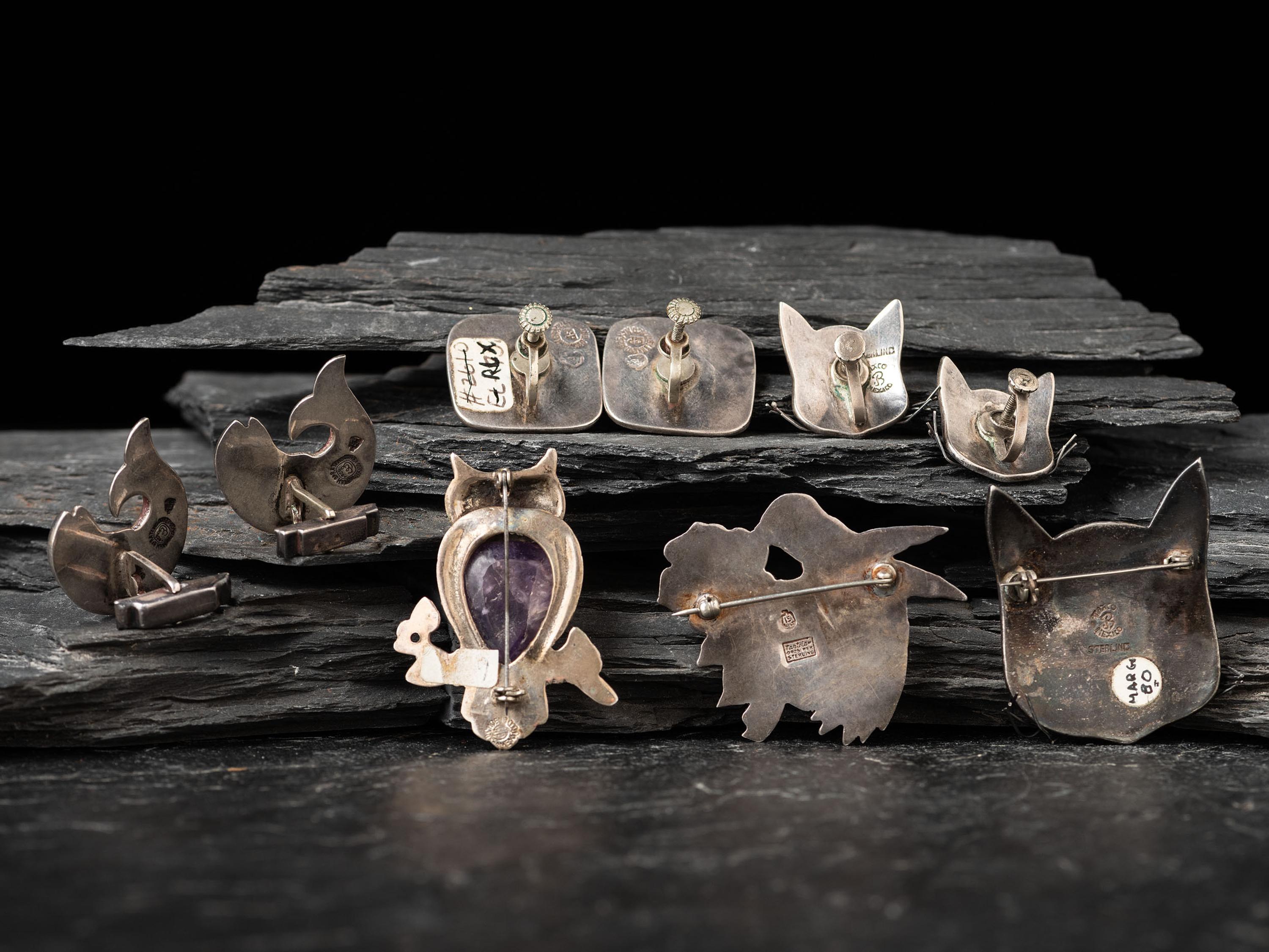 Taxco Sterling Silver Animal Jewelry