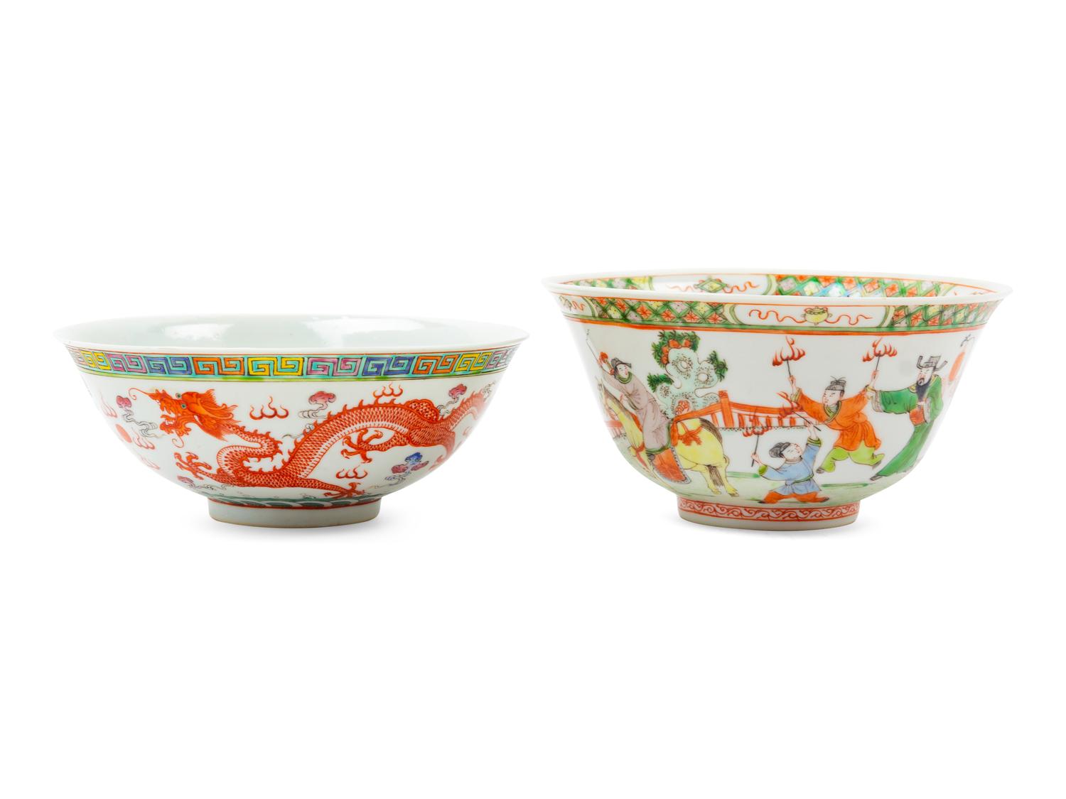 Two Chinese Porcelain Bowls