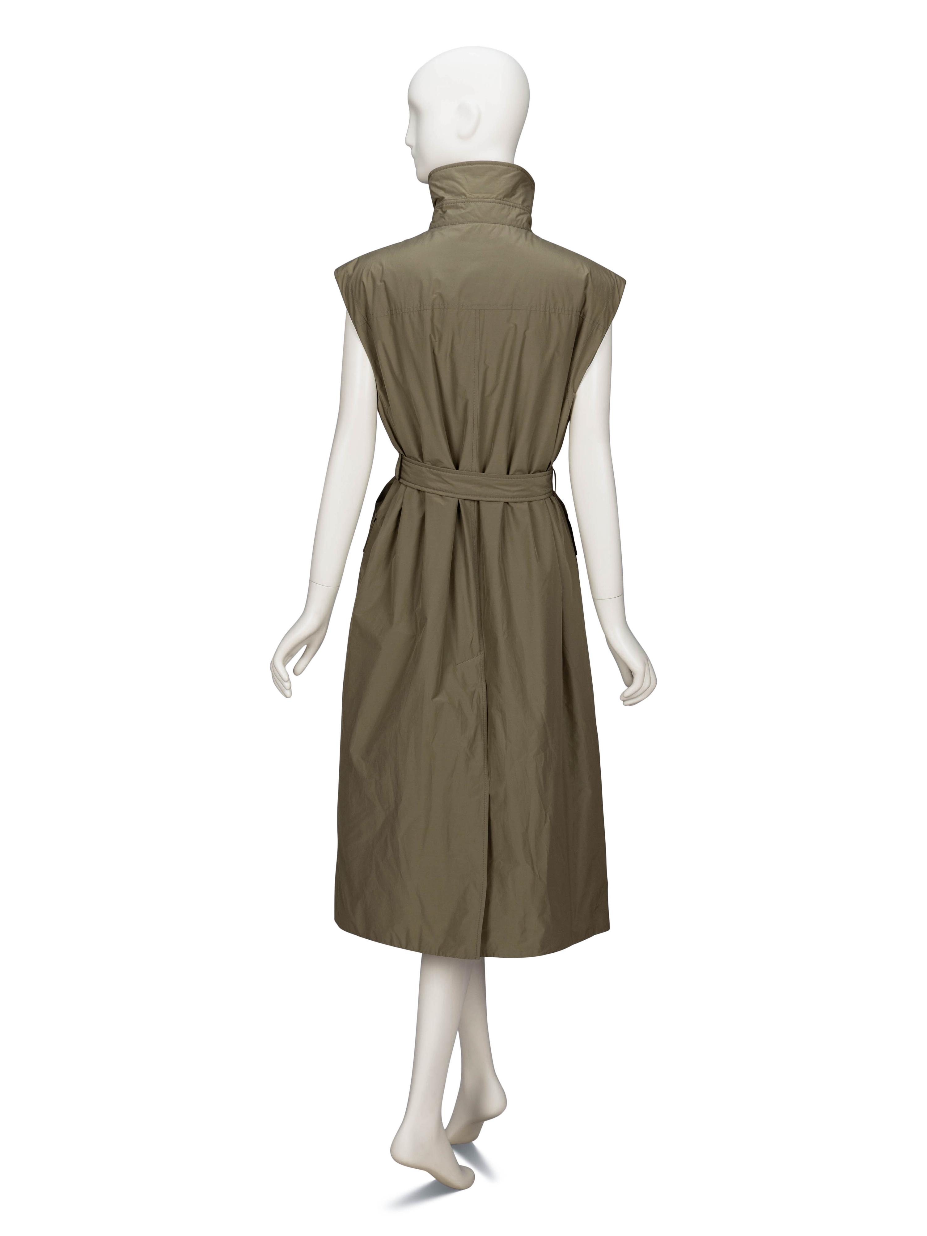Brunello Cucinelli, Army Green Long Gilet