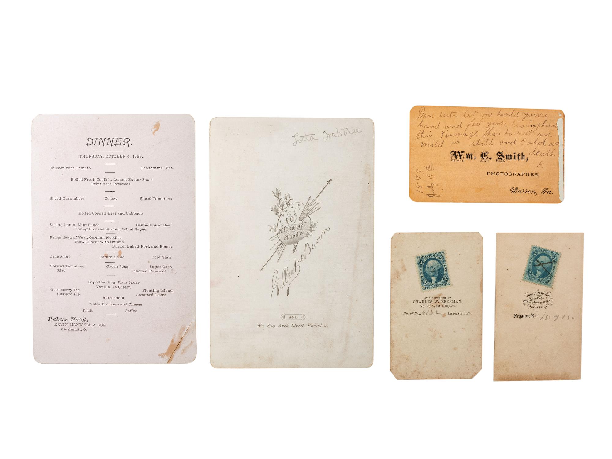 [EARLY PHOTOGRAPHY]. A group of 19 daguerreotypes, ambrotypes, tintypes, and CDVs featuring women, a family, and couples, highlighted by half plate daguerreotype of a young couple.