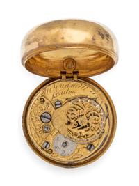 British, Pair Cased Open Face Verge Pocket Watch