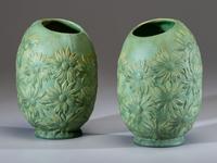 Pair of Daisy Vases