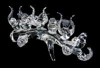 A Murano Glass Sculpture, R. Anatni, Width 17 3/4 inches.