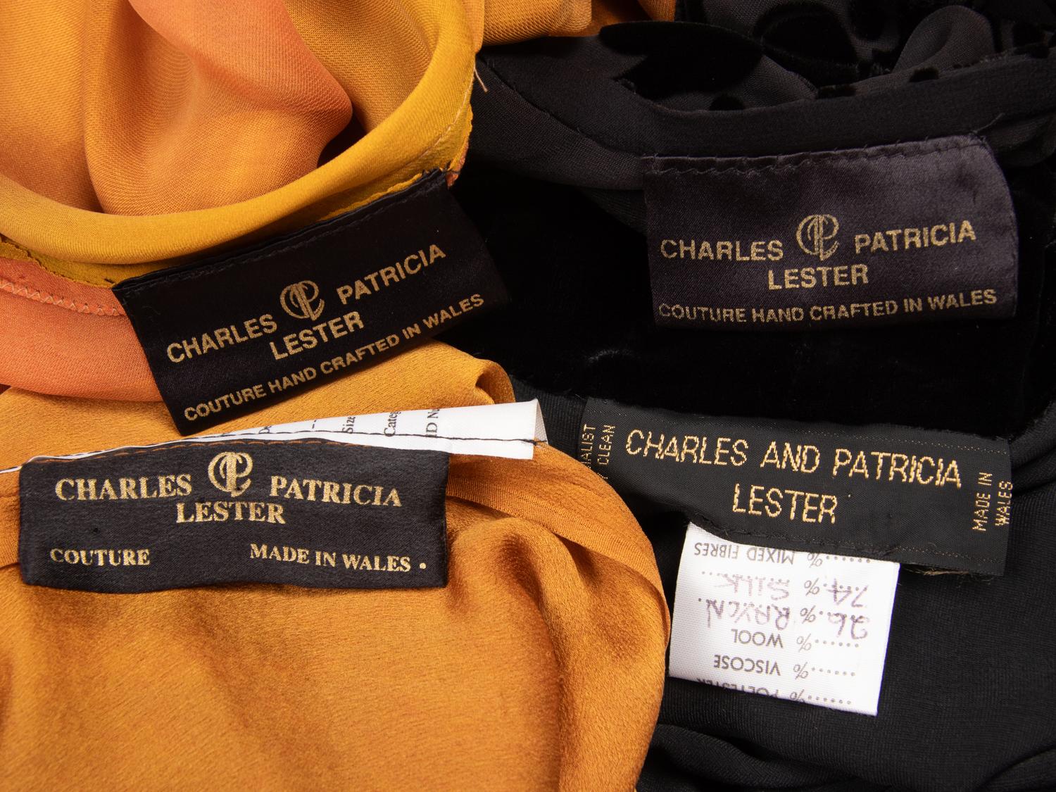 Charles & Patricia Lester, Three Devoré Toppers & One Silk Skirt