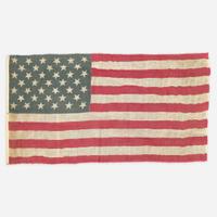 A 39-Star American National parade Flag circa 1889