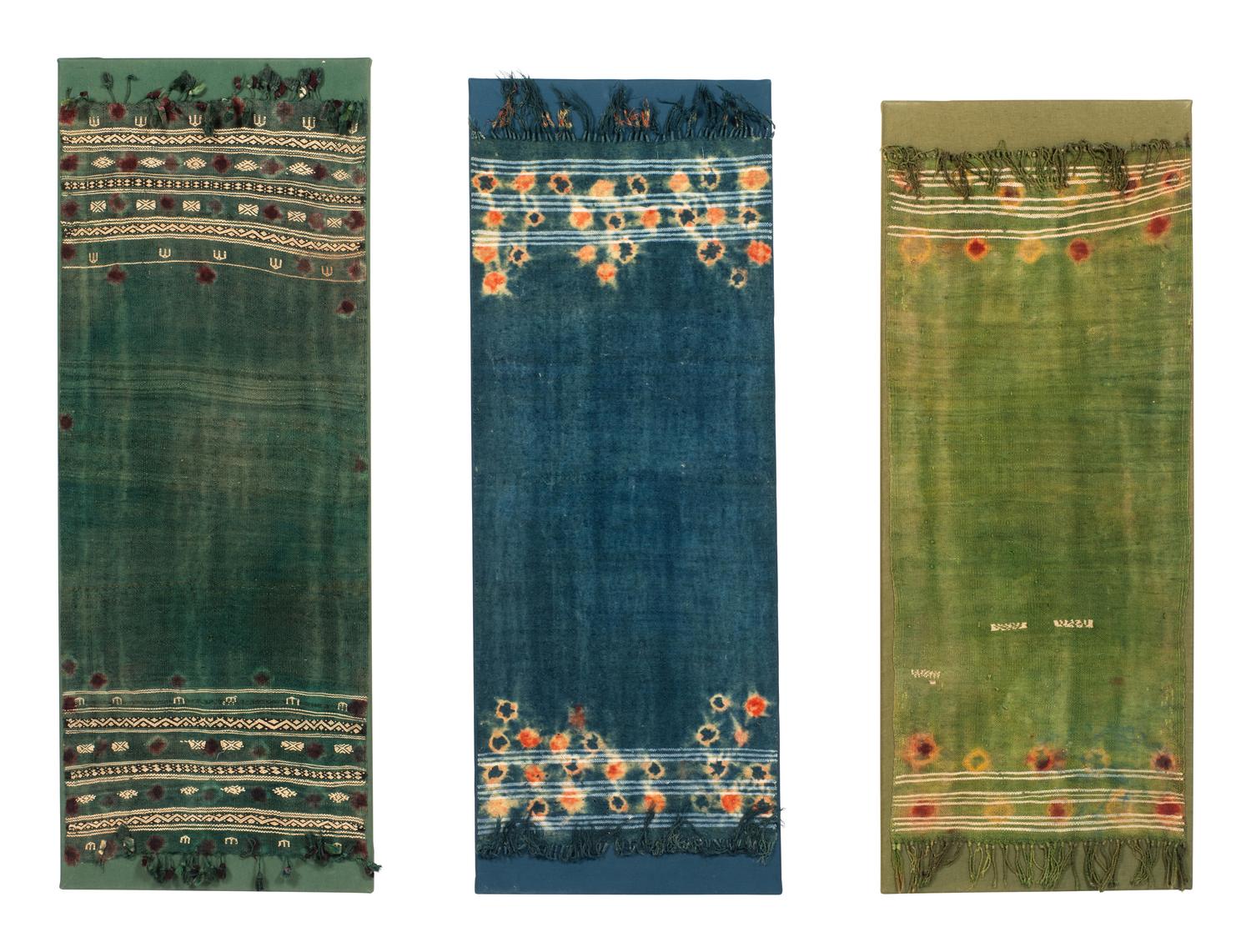 A Set of Three Tunisian Marriage Shawls