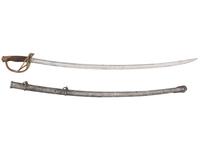 [CIVIL WAR]. A collection of items identified to General James Lyman Van Buren, incl. US Model 1860 Light Cavalry saber, buff saber belt, shoulder straps, insignia, and photographs.