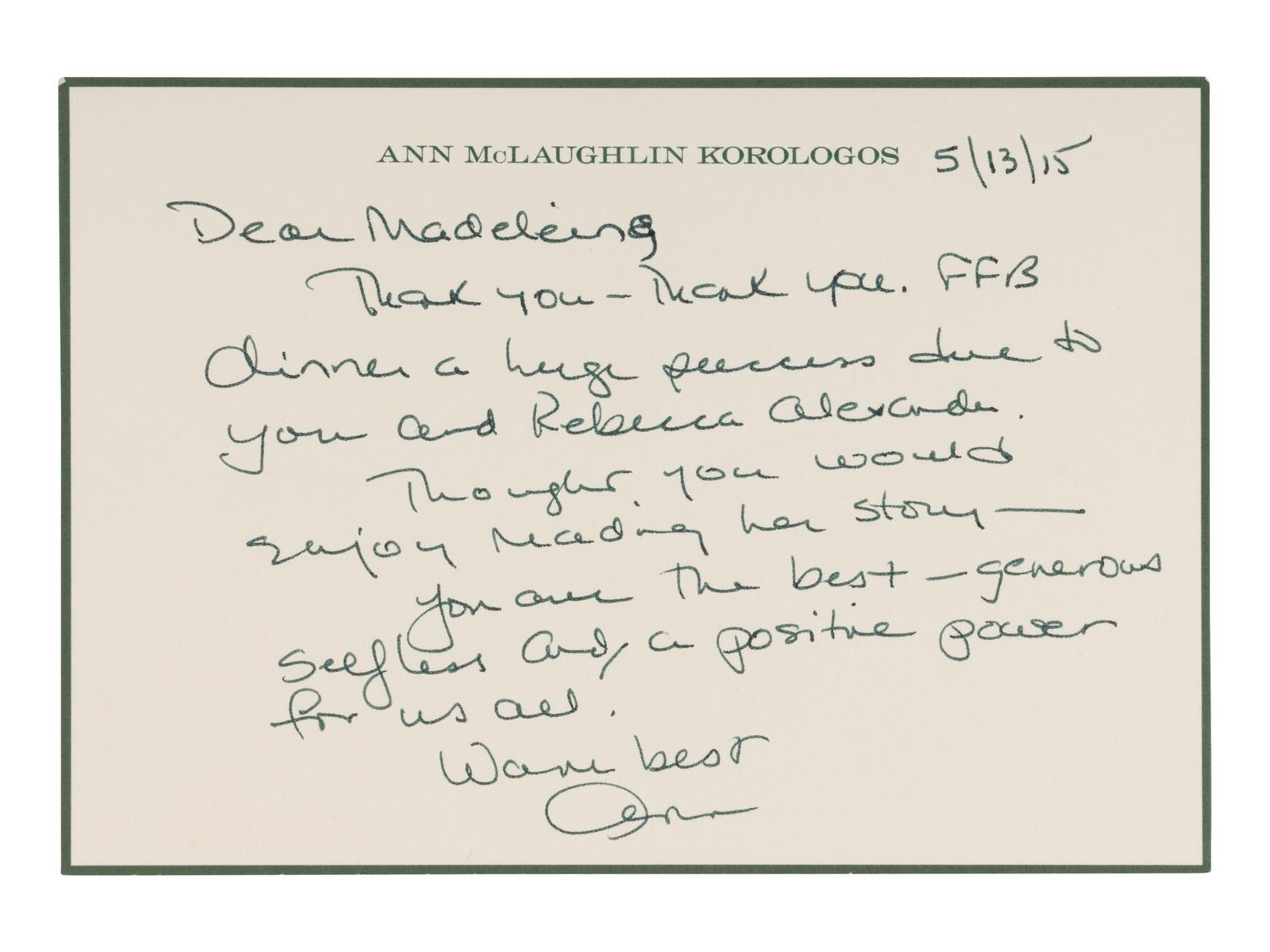 MEMOIRS A group of 7 works, most FIRST EDITIONS INSCRIBED TO SECRETARY ALBRIGHT:
