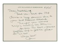 MEMOIRS A group of 7 works, most FIRST EDITIONS INSCRIBED TO SECRETARY ALBRIGHT: