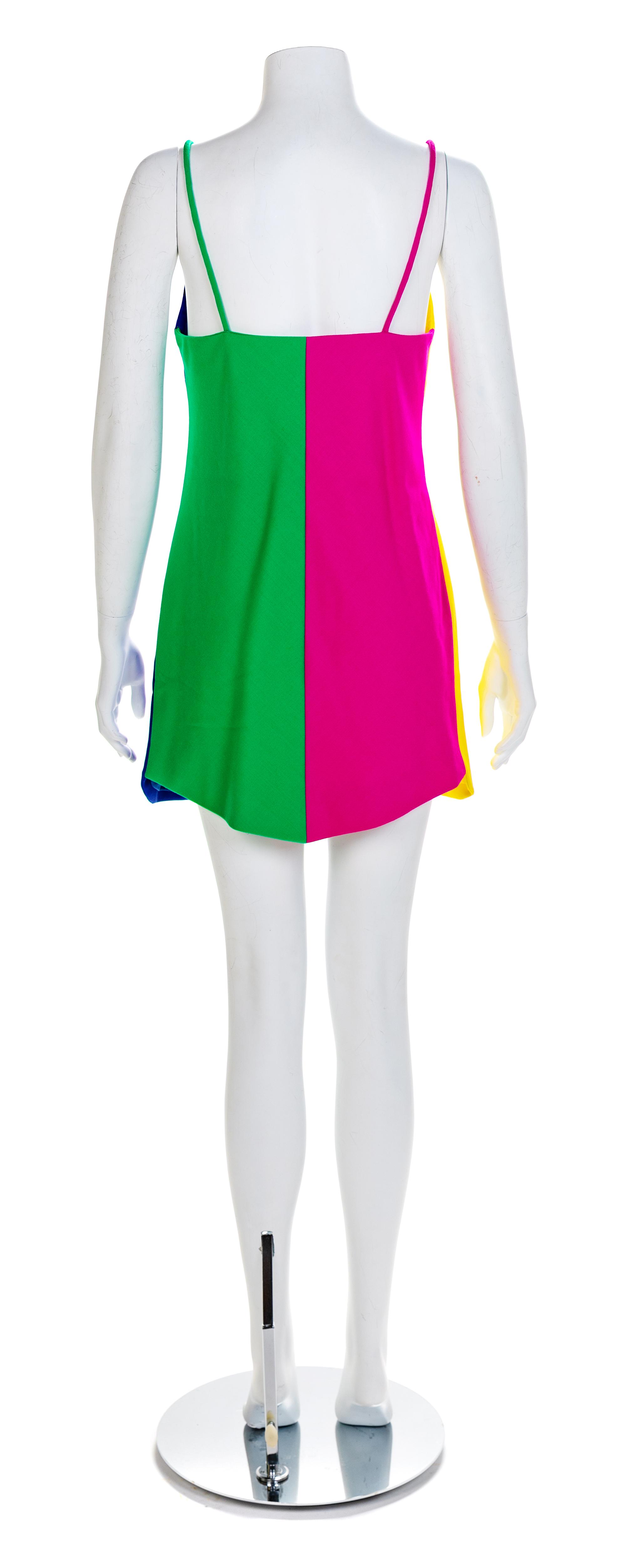 Atelier Versace Yellow Jacket with Shift Dress, 1990s No size label