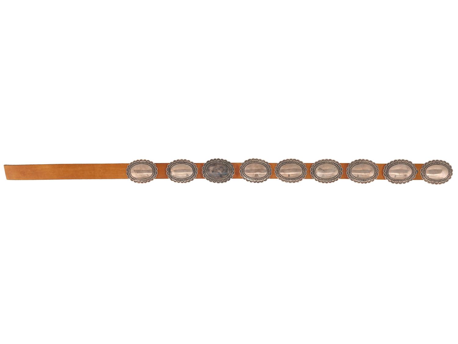 Silver Concha Belt