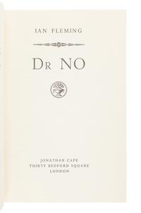 FLEMING, Ian (1908-1964). Dr. No . London: Jonathan Cape, 1958.