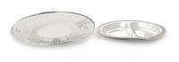 Collection of American Silver Table Articles, Various Makers, comprising a cake dish, serving tray, sugar basket, candy dish, five nut