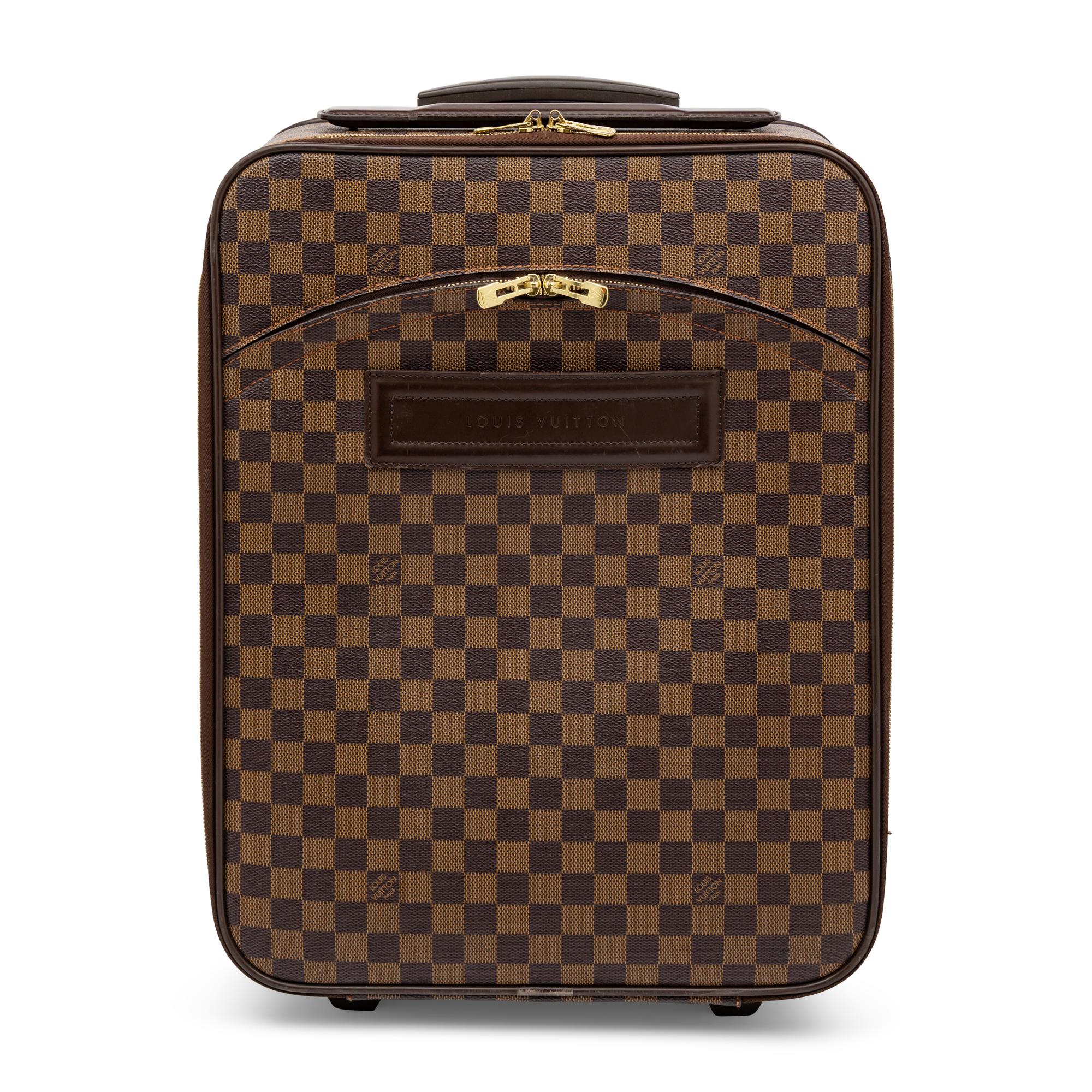 Louis Vuitton, Pegase 45 Rolling Suitcase in Damier Ebene