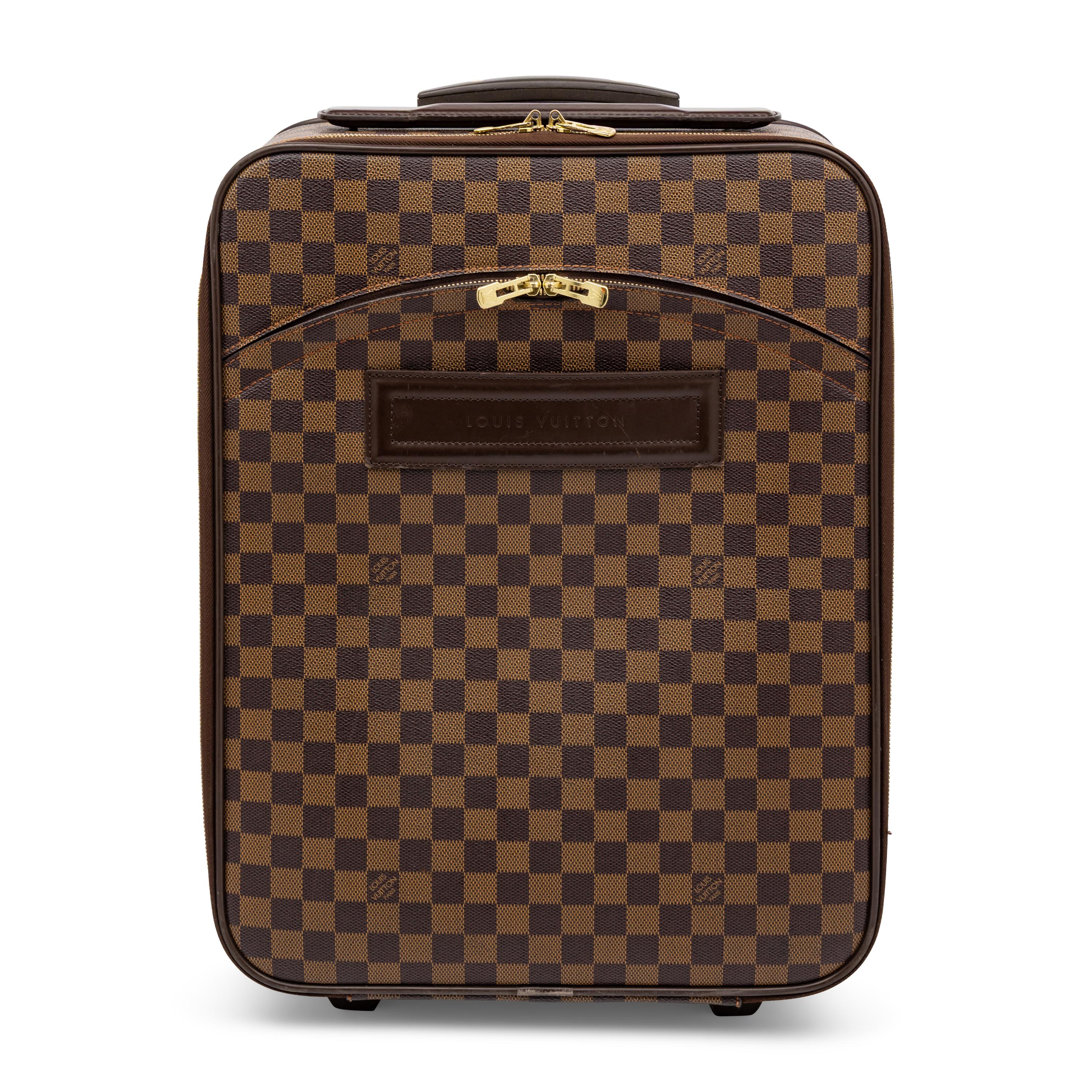 Louis Vuitton, Pegase 45 Rolling Suitcase in Damier Ebene