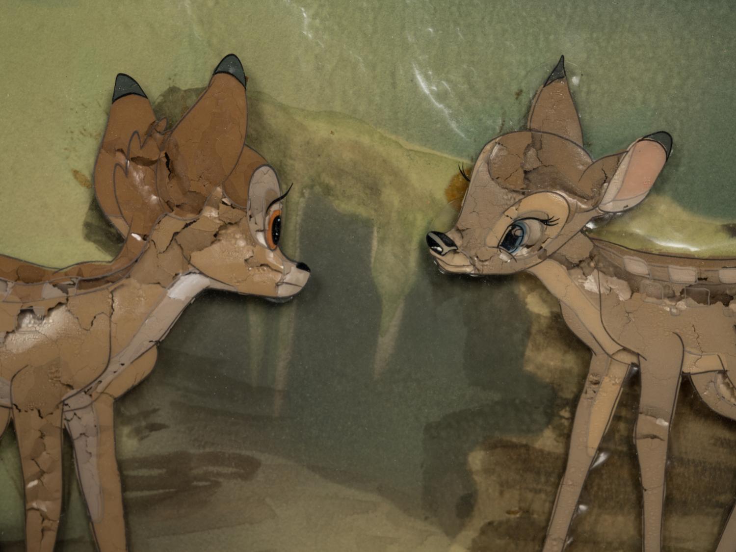A Walt Disney Production Bambi Animation Cel