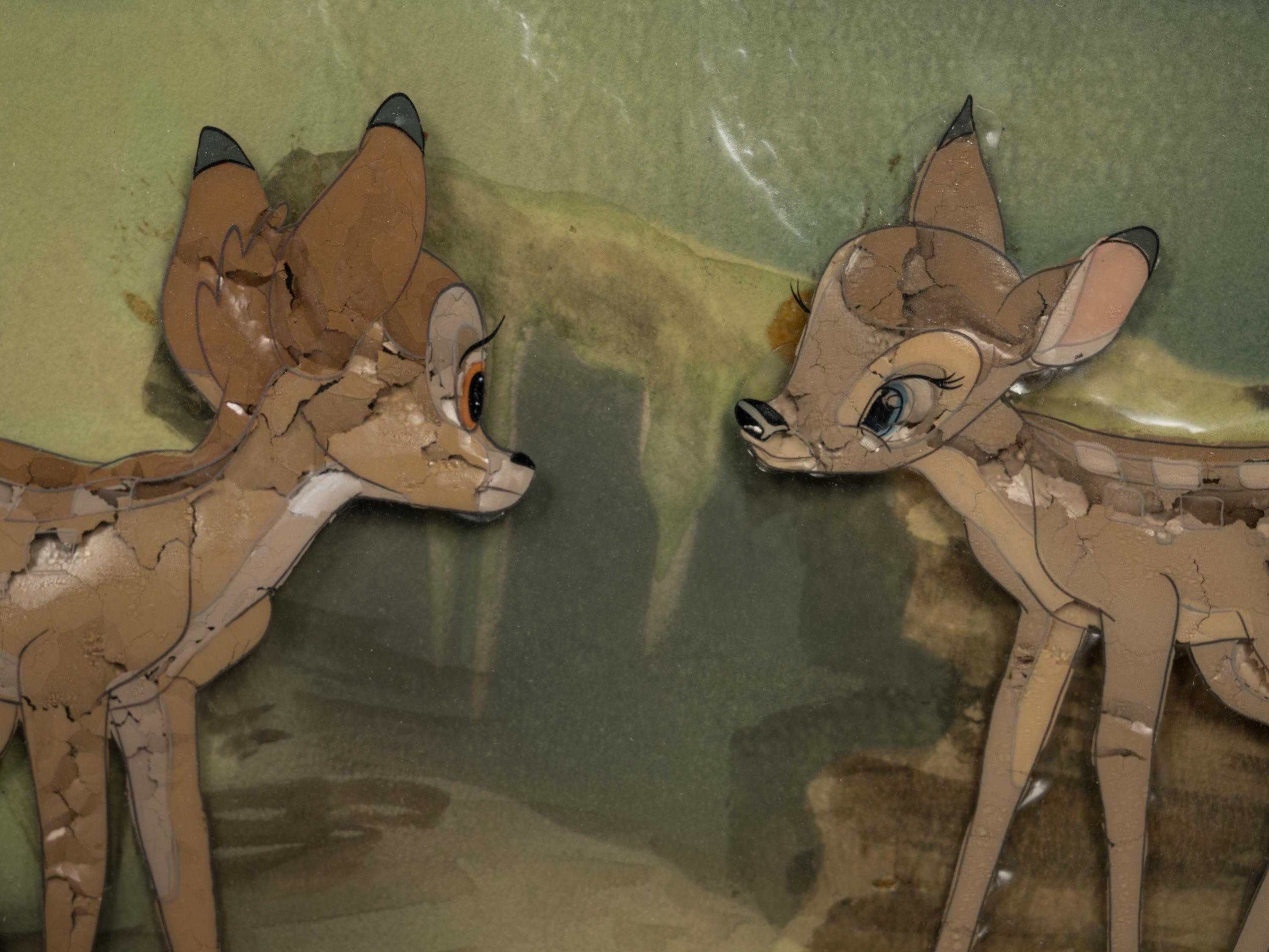 A Walt Disney Production Bambi Animation Cel