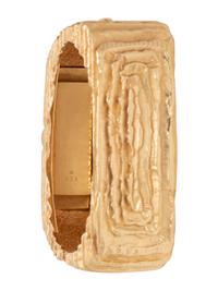 MODERNIST, 14K YELLOW GOLD BANGLE BRACELET WRISTWATCH