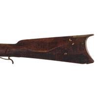 Full Stock Leman Percussion Rifle Showing Native American Use