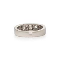 TIFFANY & CO., PLATINUM AND DIAMOND BAND RING