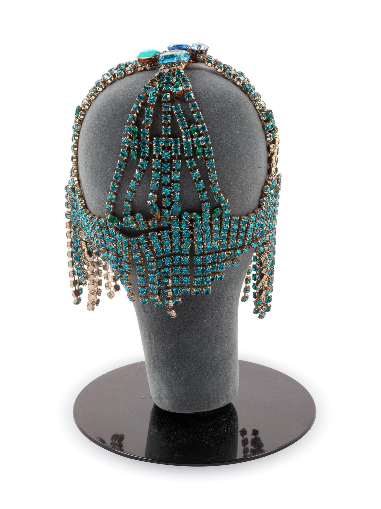 Two Rhinestone Headpieces, 1980s