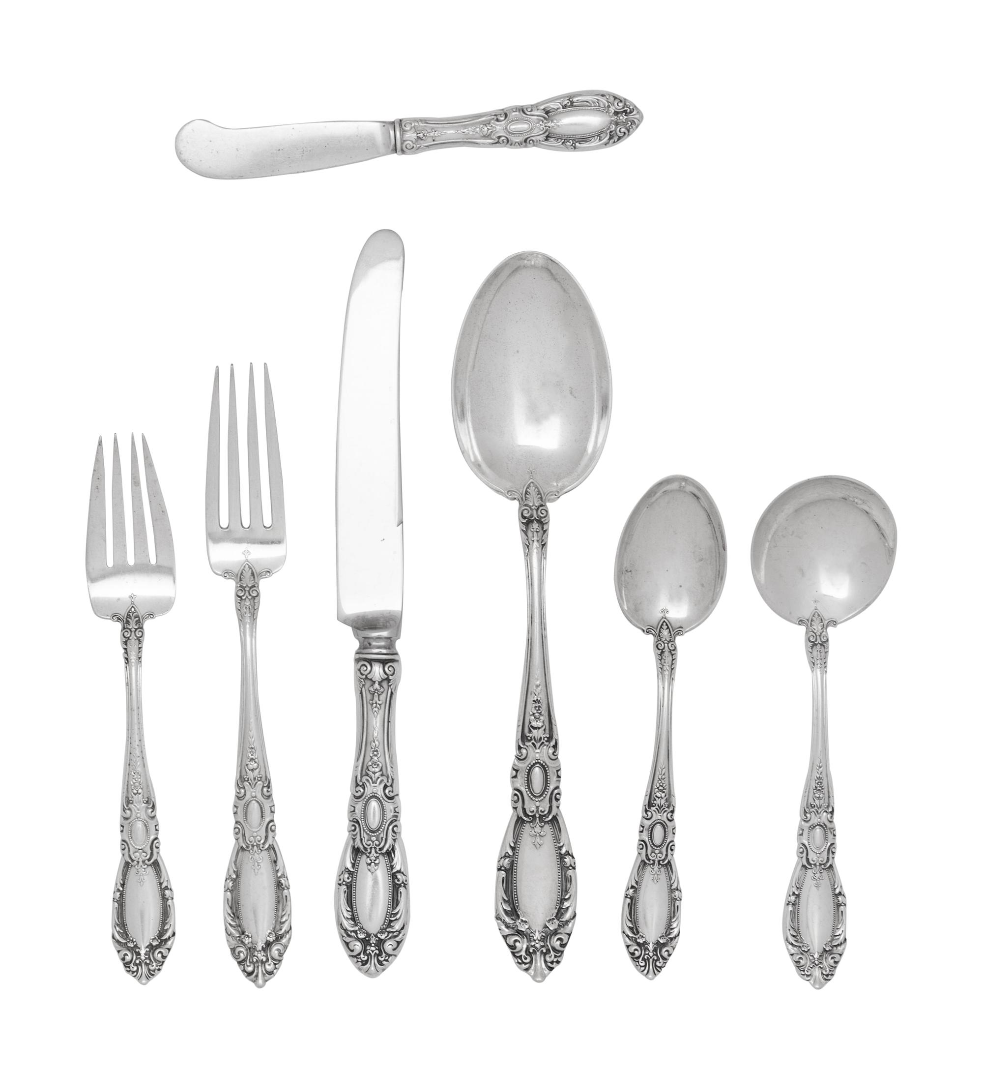 A Towle Silver Flatware Service