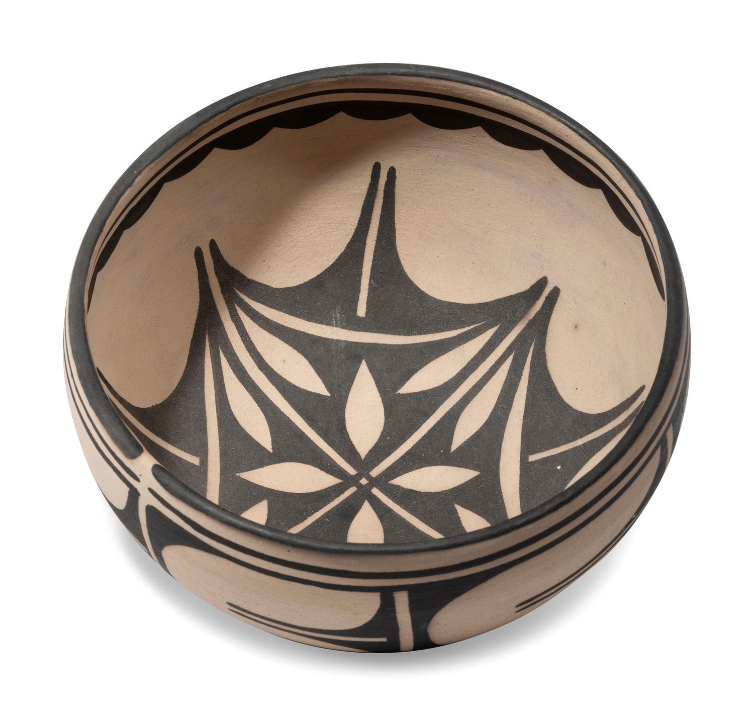 Three-Footed Pottery Bowl