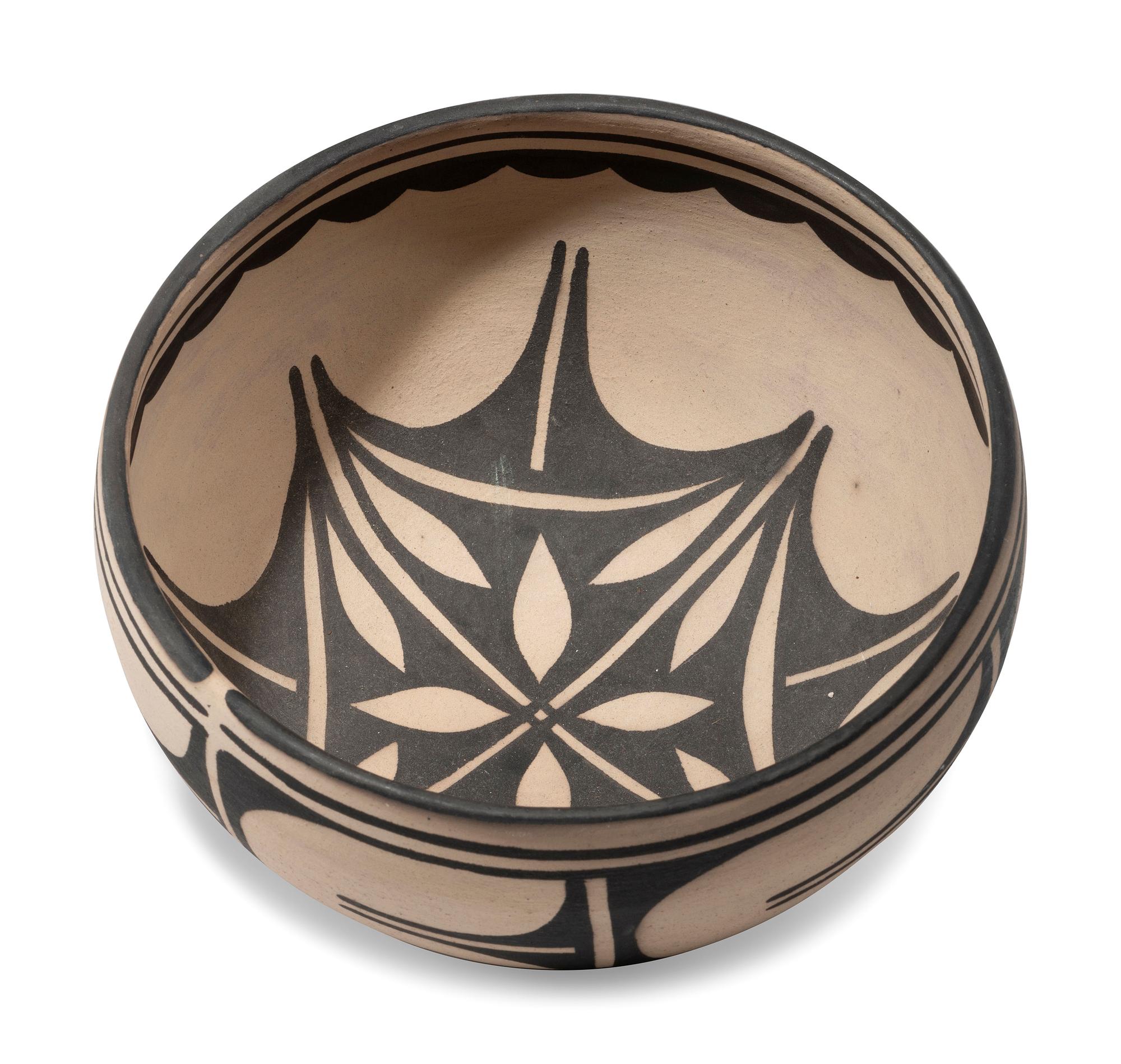 Three-Footed Pottery Bowl