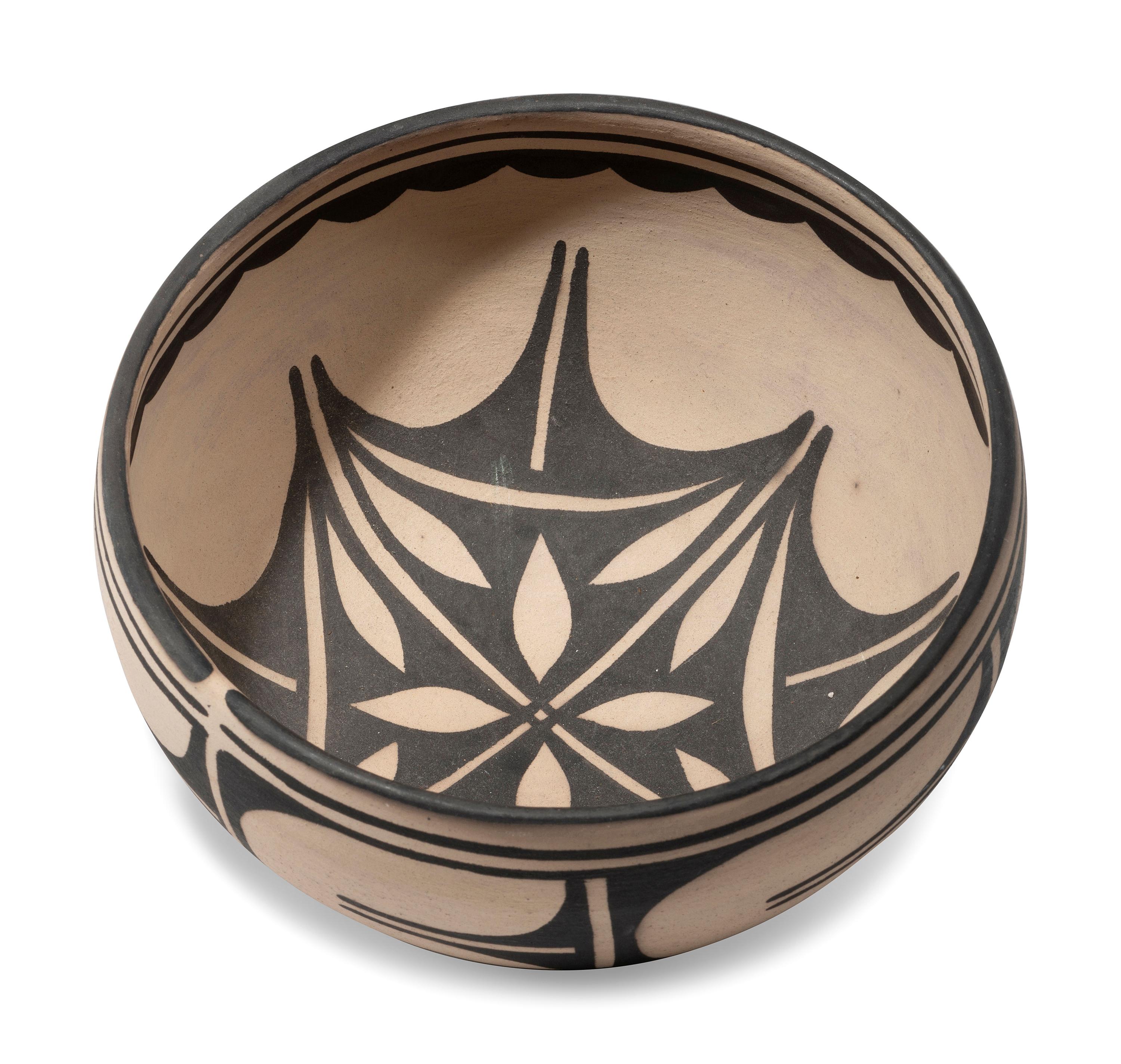 Three-Footed Pottery Bowl