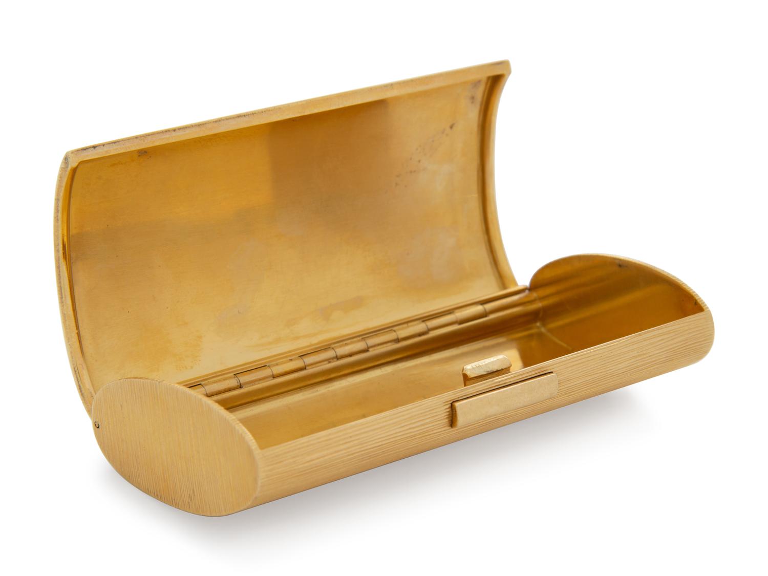 A Continental 18-Karat Gold Cigarette Case