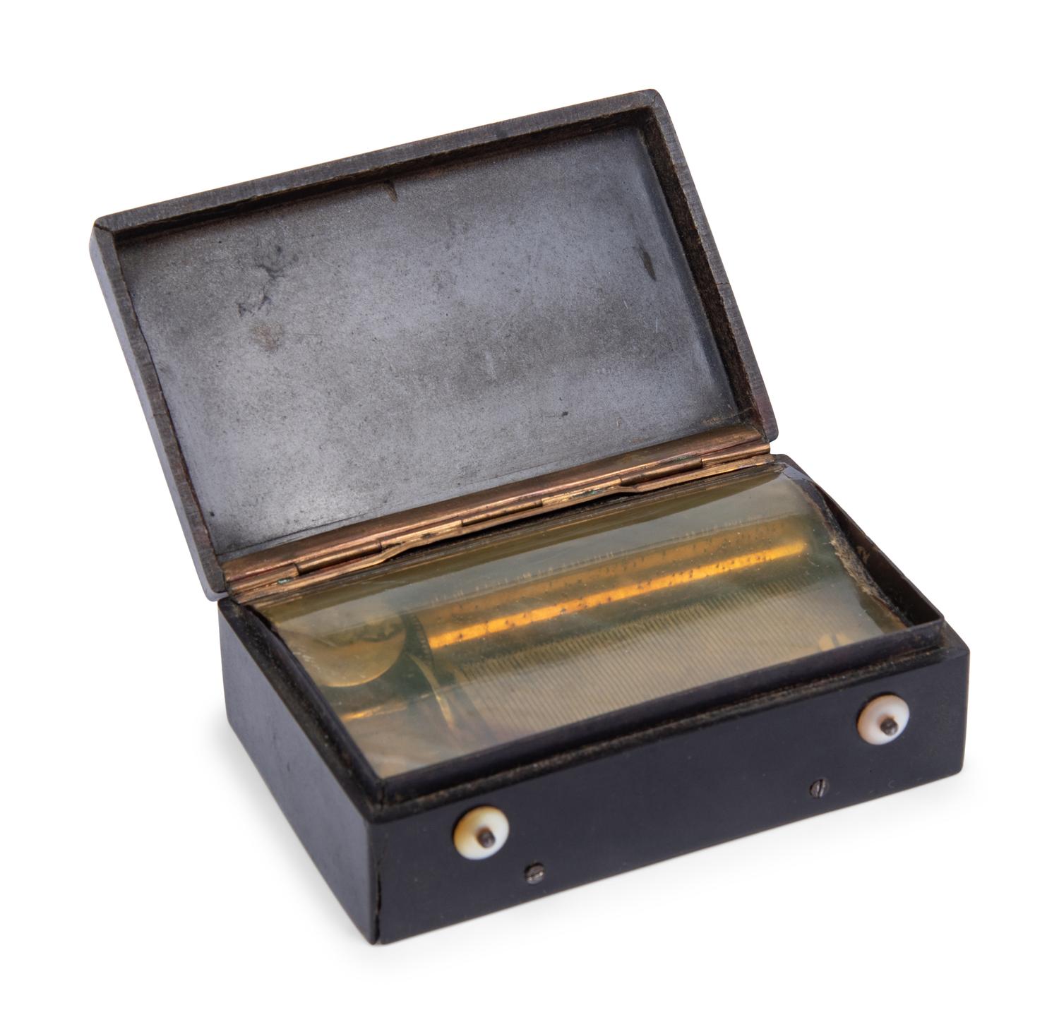 A Two Air Musical Snuff Box