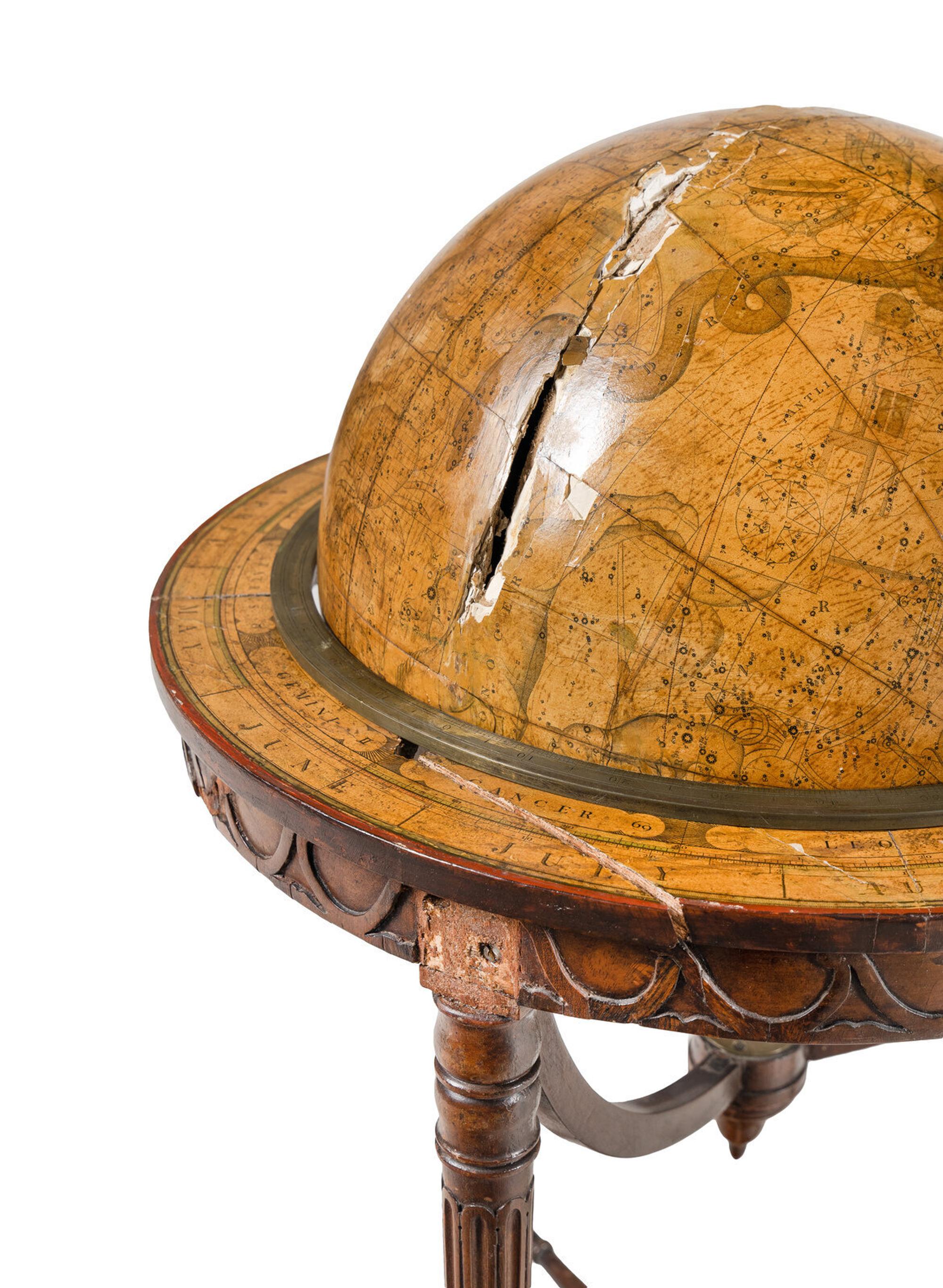 A Regency Fifteen-Inch Celestial Globe
