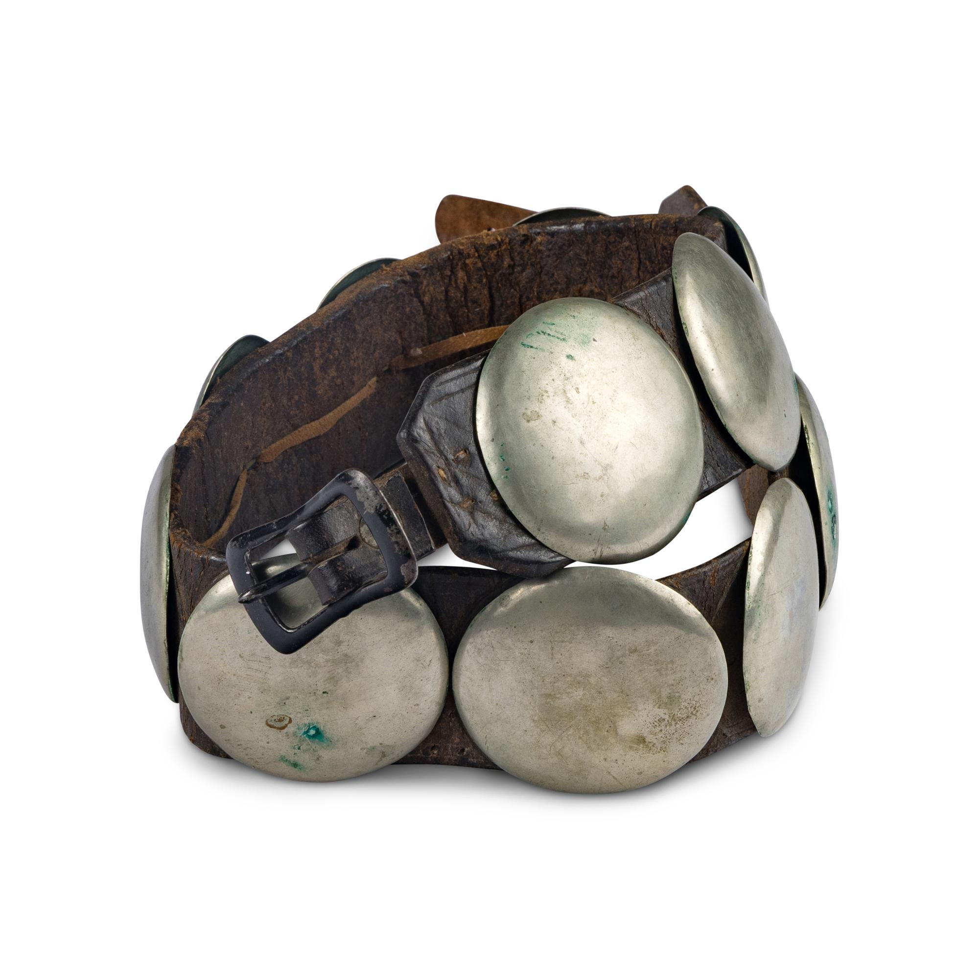 Northern Plains German Silver Concha Belt
