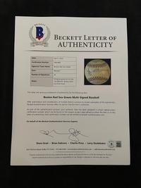 A Boston Red Sox Multi Signed Autograph Baseball With 29 Signatures Including Ted Williams (Beckett Authentication Services Letter BAS Certified),