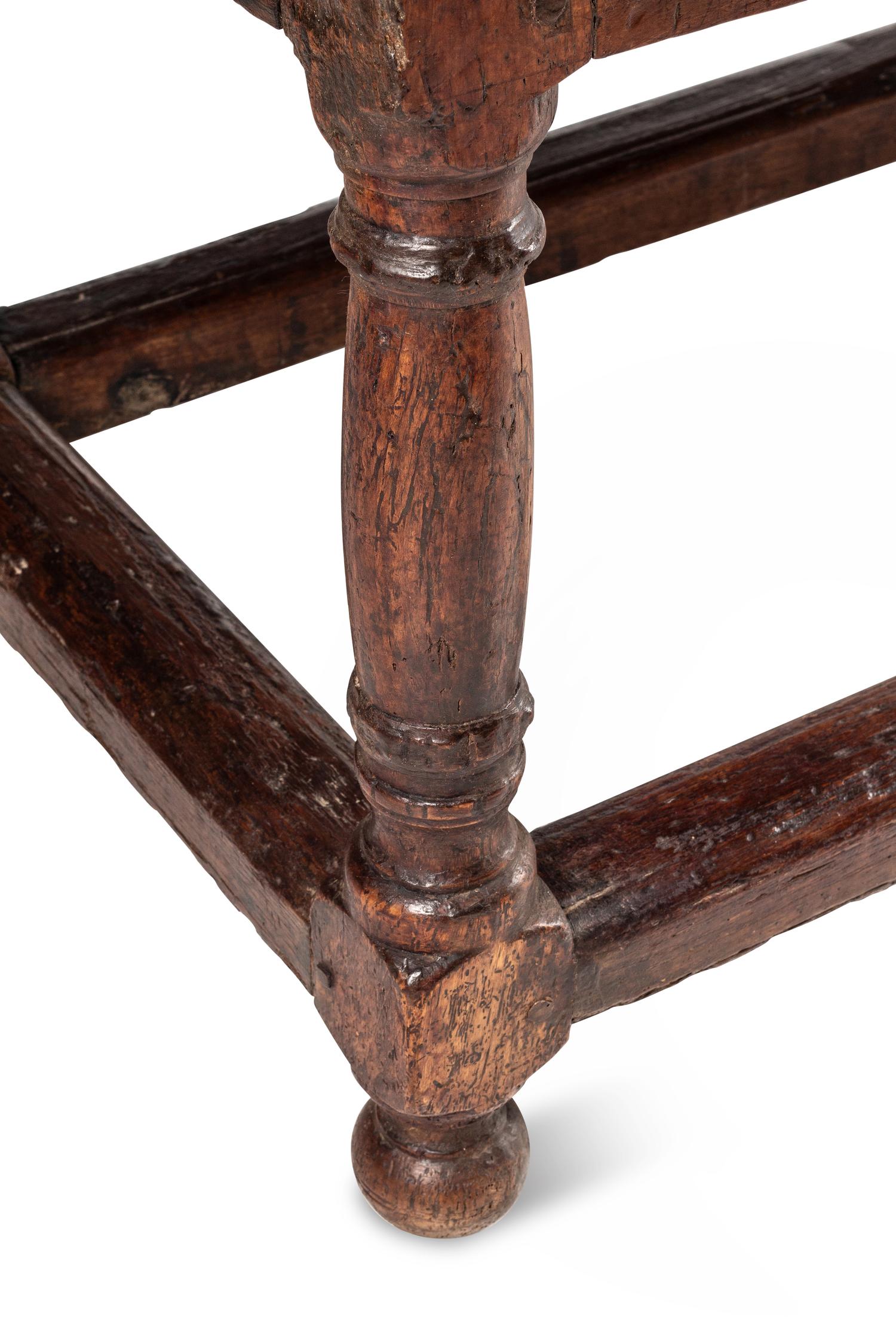 An Italian Baroque Walnut Table