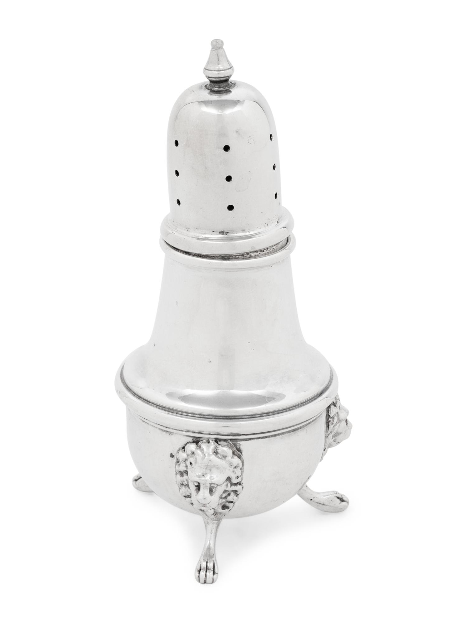A Collection of Fifteen English and American Silver Casters