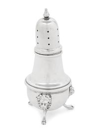 A Collection of Fifteen English and American Silver Casters