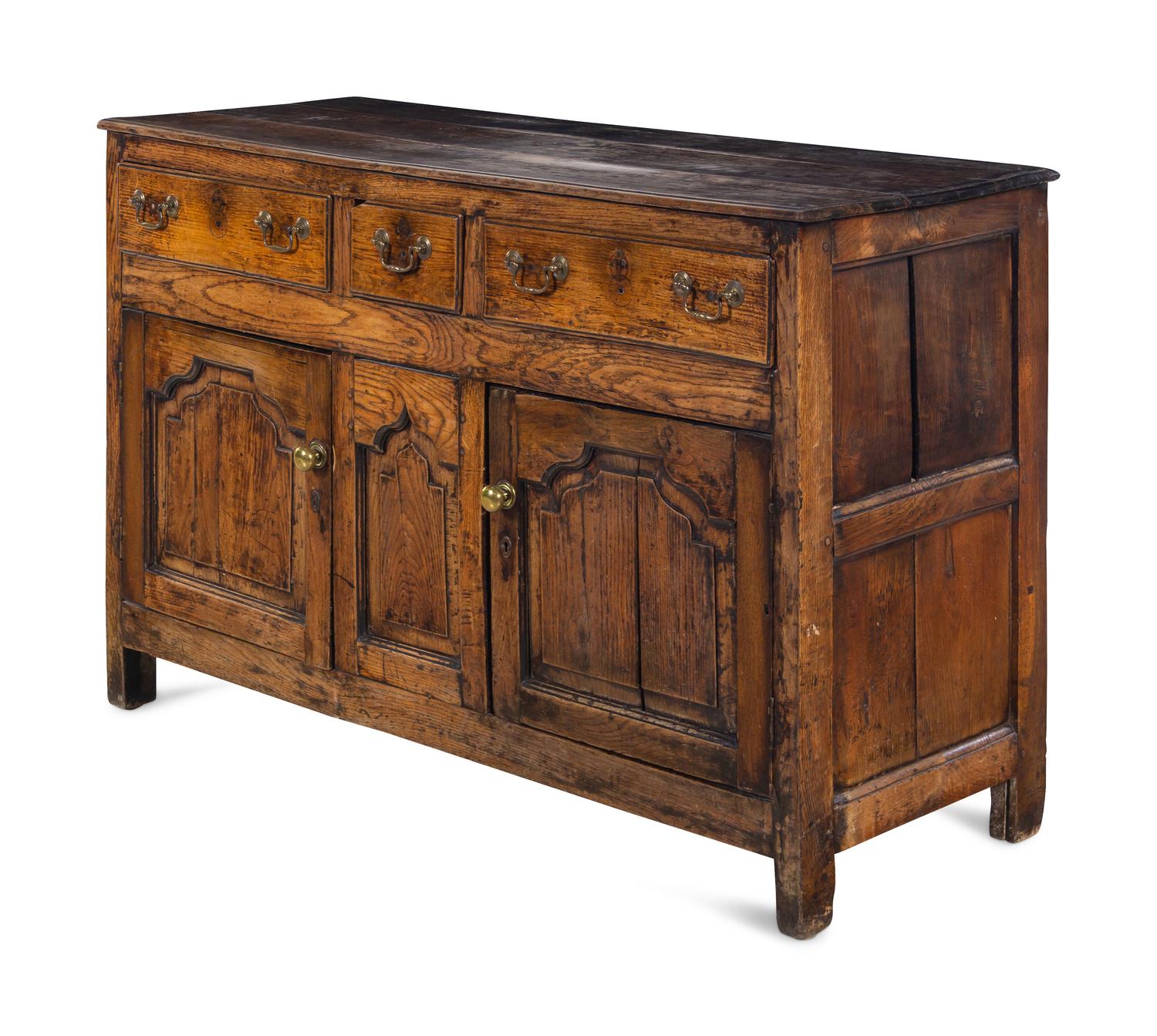 A George I Oak Serving Cabinet