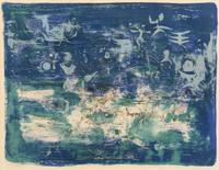 Zao Wou-Ki, (Chinese/French, 1920-2013), Jardin La Nuit, 1954