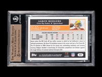 A 2005 Topps Aaron Rodgers Rookie Football Card No. 431 (BGS 9.5 GEM MINT)