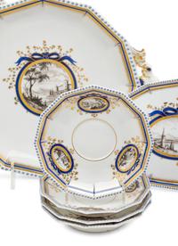 A Nymphenberg Porcelain Fantasie Dinner Service