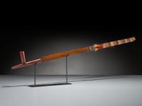 Plains Quilled Calumet Pipe, with Catlinite Bowl