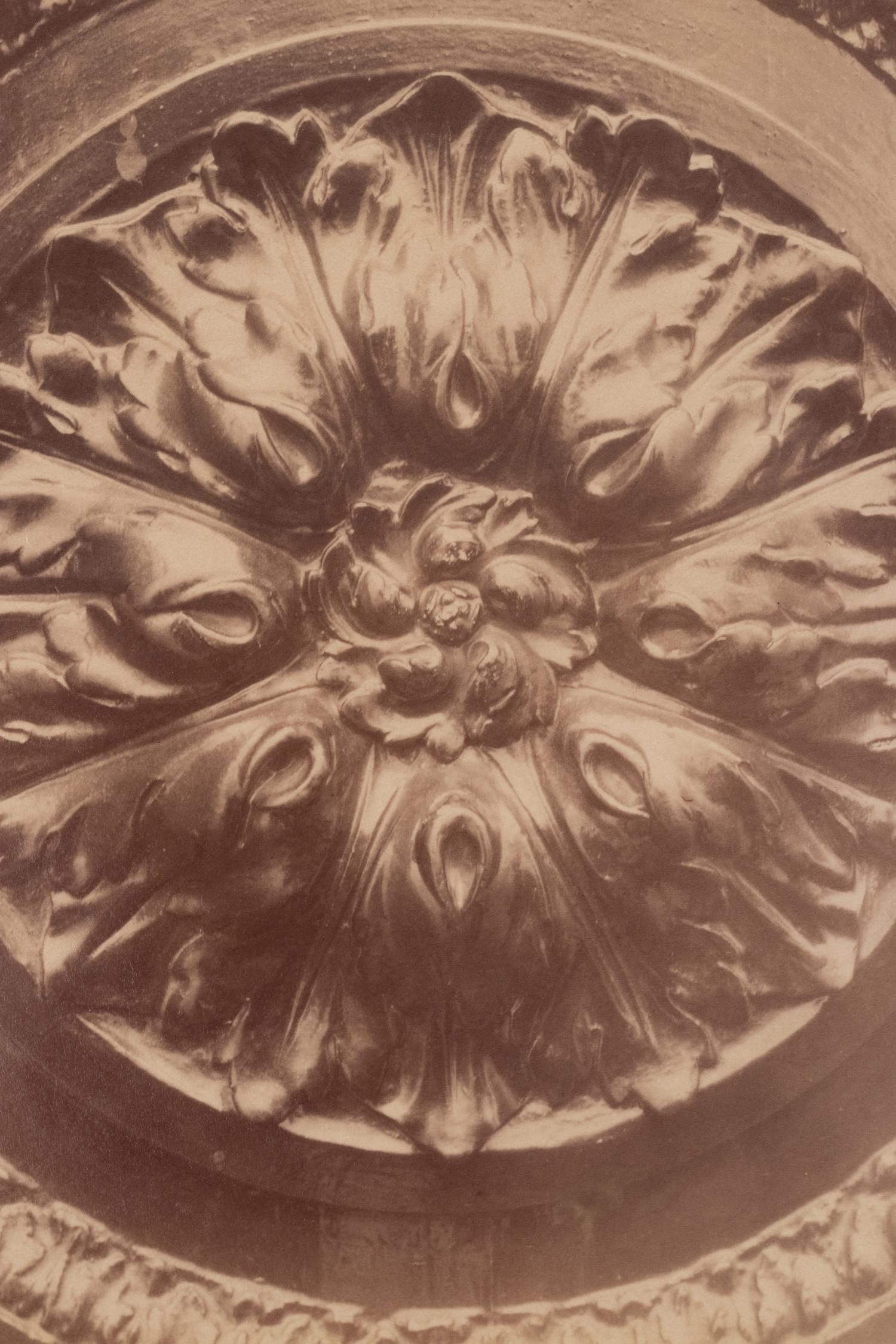 A group of six photographs depicting early 20th Century Parisian architectural details (Saints-Gervais-et-Protais, 1903-1904; Ambassade d'Autriche, 57 rue de Varenne, 1905; La Monnaie-quai Conti [5234], 1905-1906; Hôtel de Roquelaure, boulevard Saint-Germain, 246, 1905-1906; Hôtel de la Duchesse, de Narbonne, rue Varenne 45, 1907; [Cluny–Diane Chasseresse. Art Français. École J. Goujon], 1911)