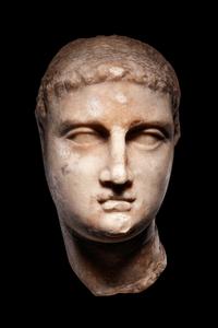 A Greek Marble Portrait Head of Ptolemy III