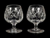 Three Cased Sets of Two Cartier Tom Thumb Small Brandy Glasses
