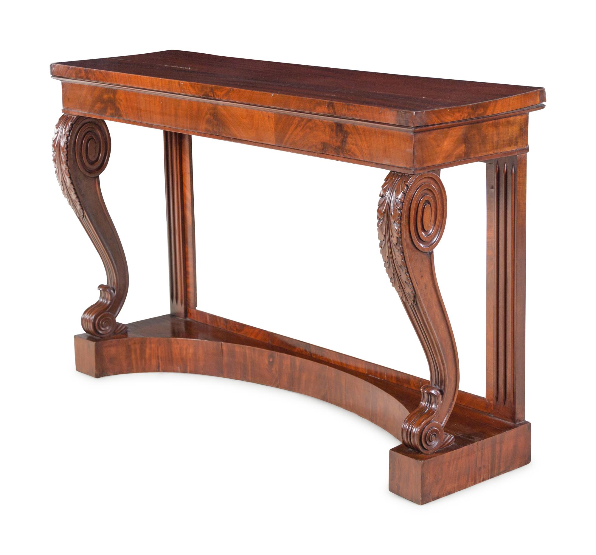 An English Mahogany Pier Table