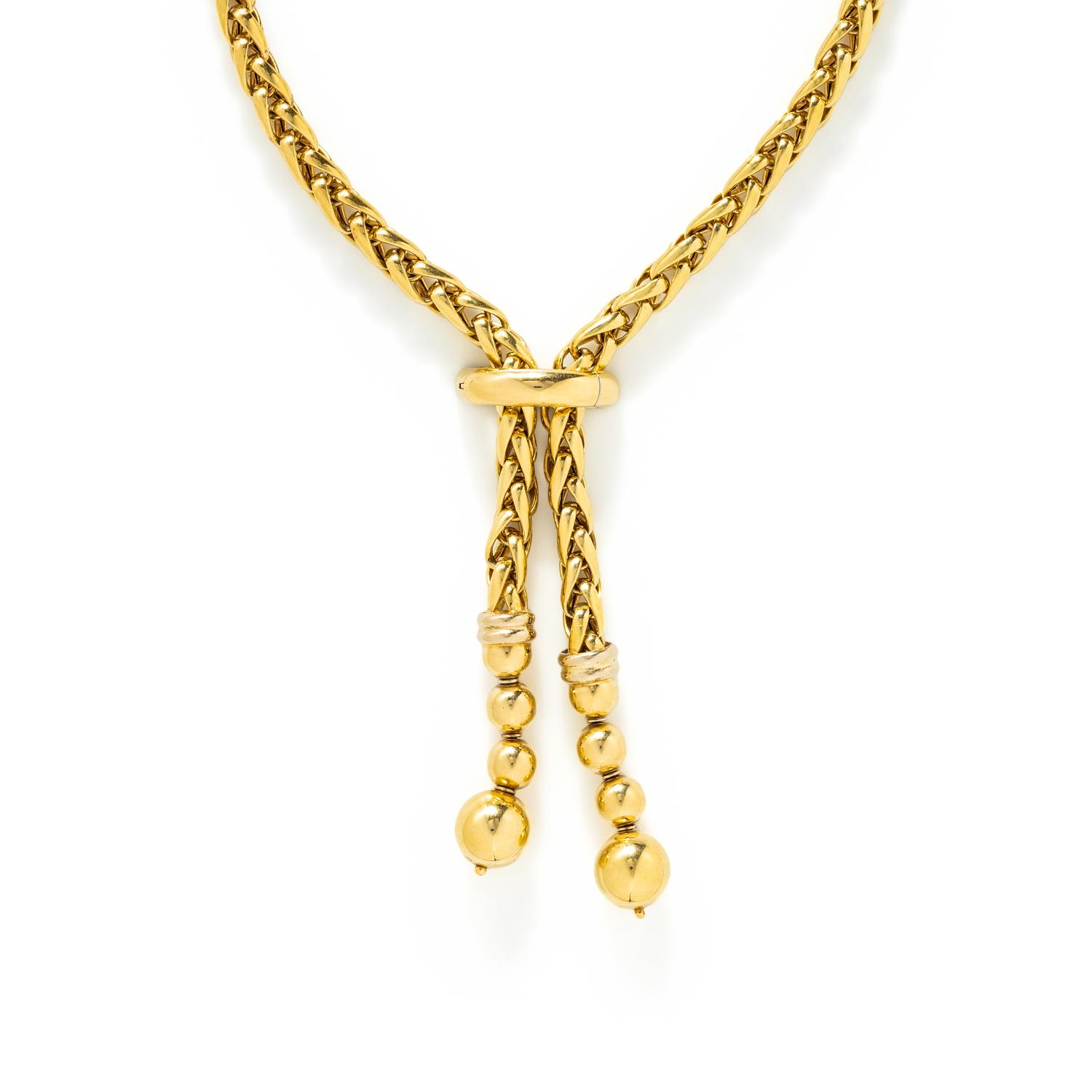 YELLOW GOLD NECKLACE