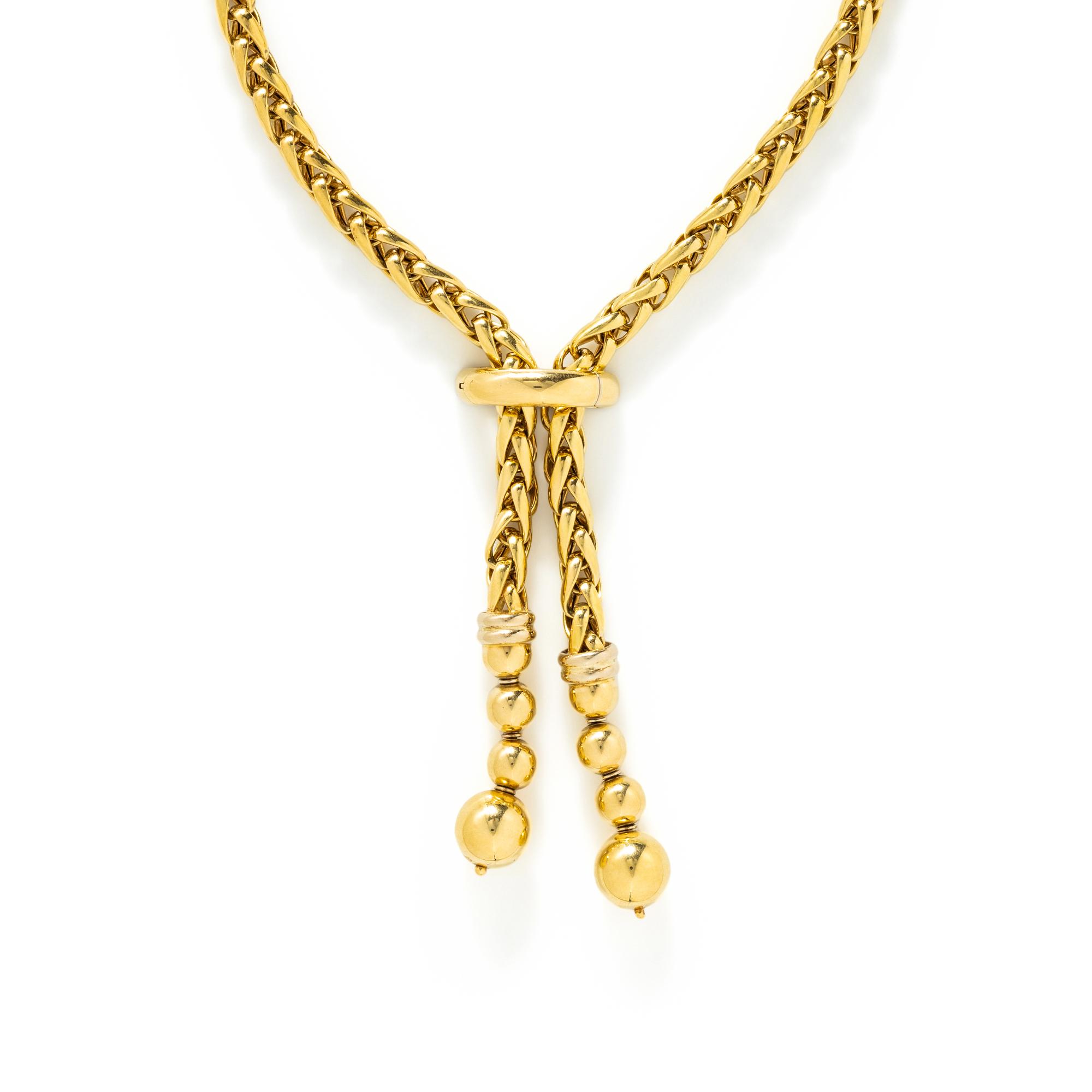 YELLOW GOLD NECKLACE