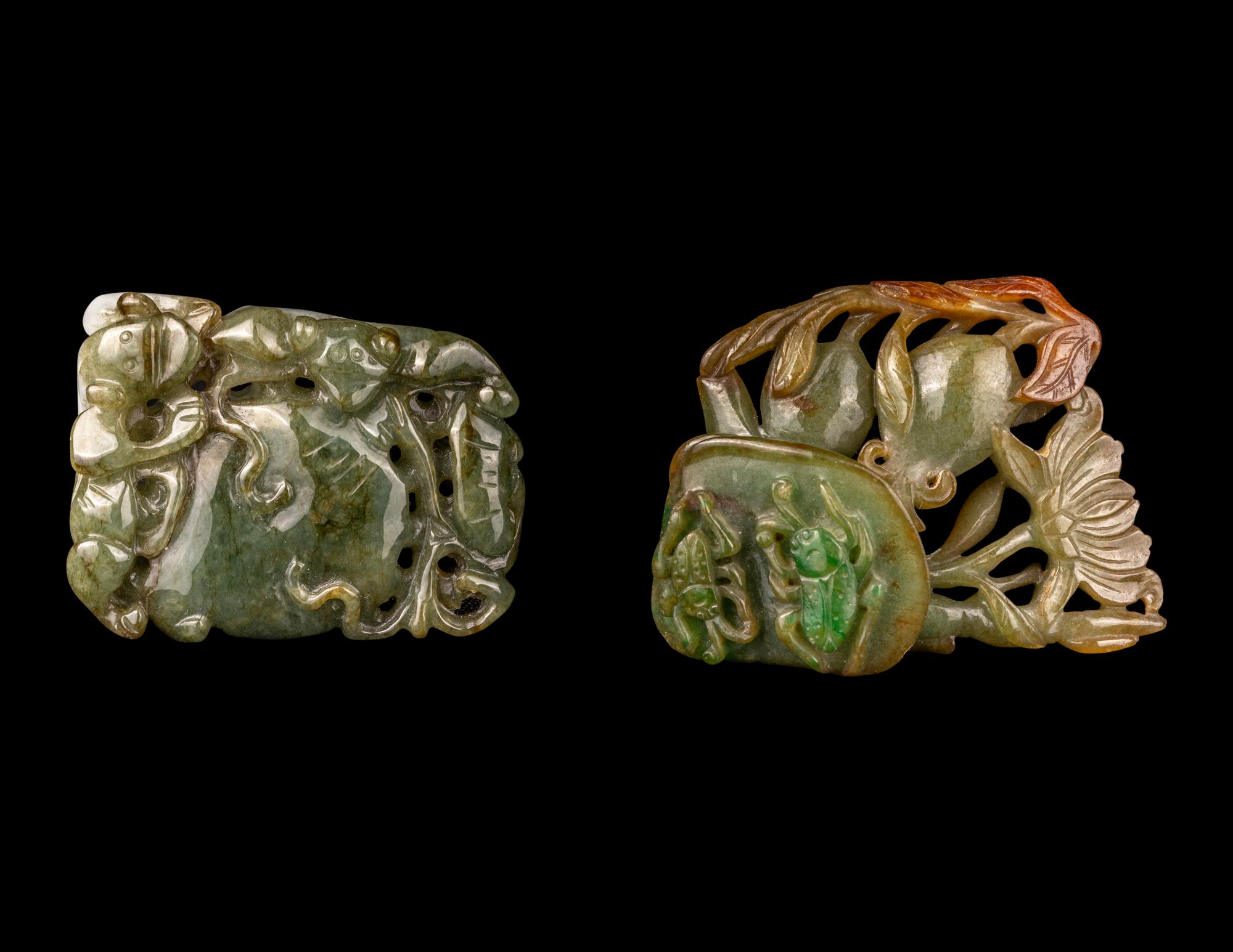 Four Chinese Jade Pandants